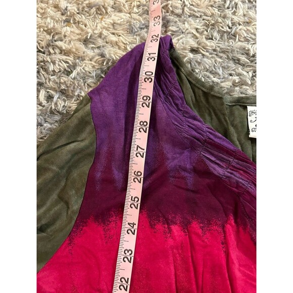 Parsley Sage Womens Tunic Artsy L Tiedye Boho Contemporary Y2K Hippie‎ - Picture 3 of 7